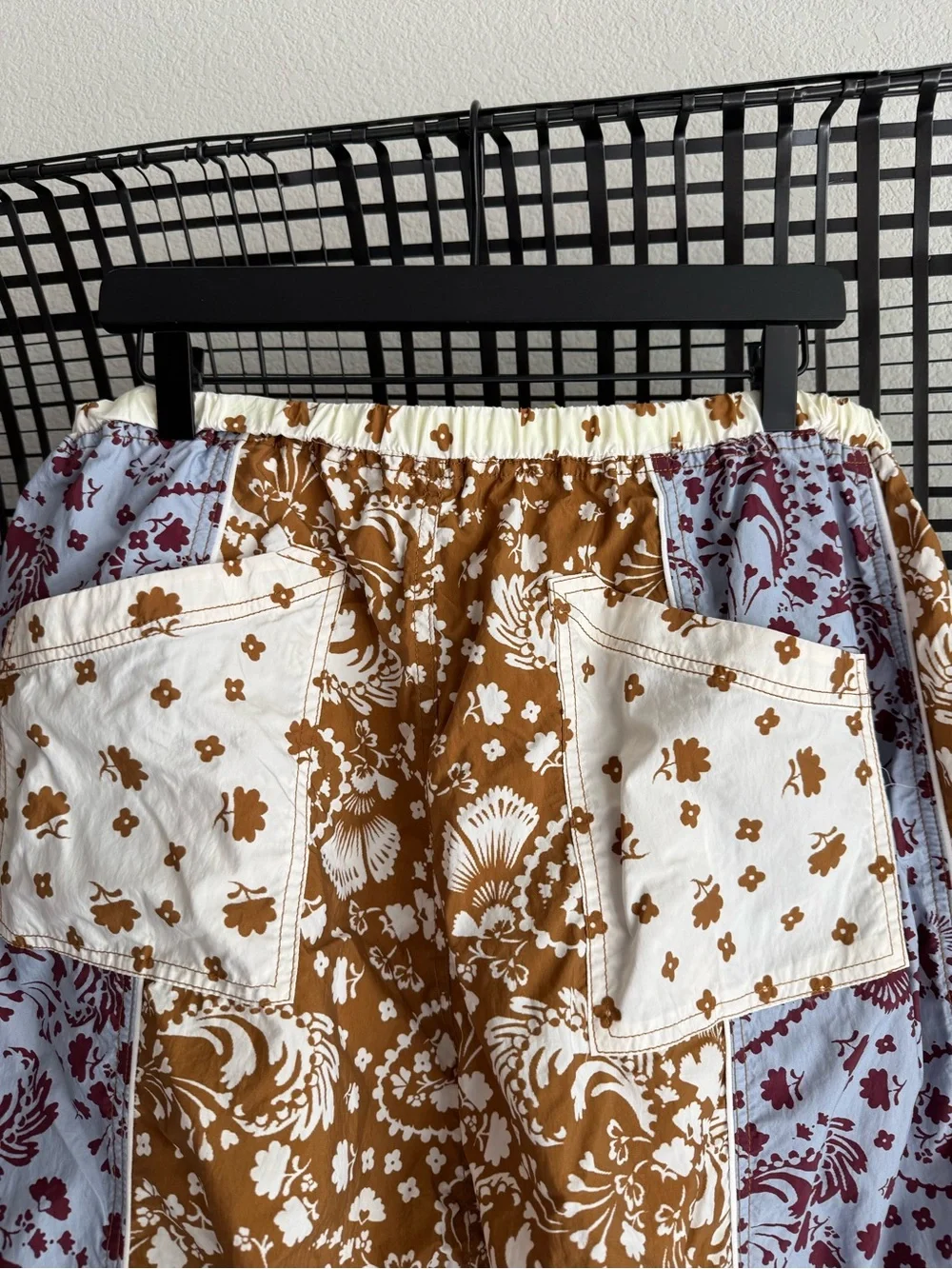 Free people Well Played Printed Pants Paisley And Floral Combo